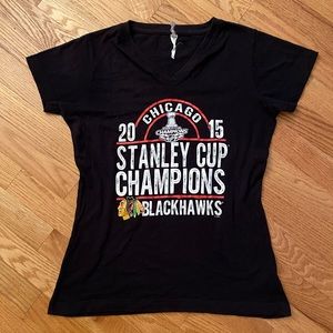 NHL 2015 Stanley Cup Chicago Blackhawks T Shirt S